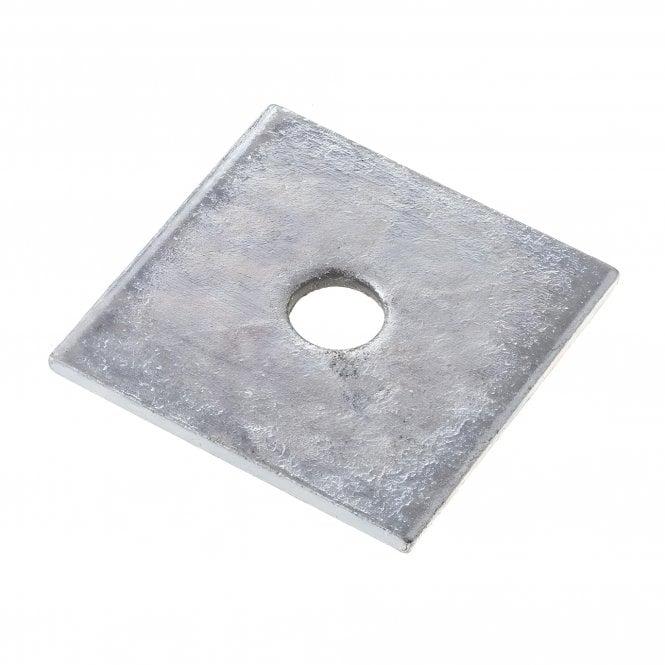 Square Plate Washers - Zinc 