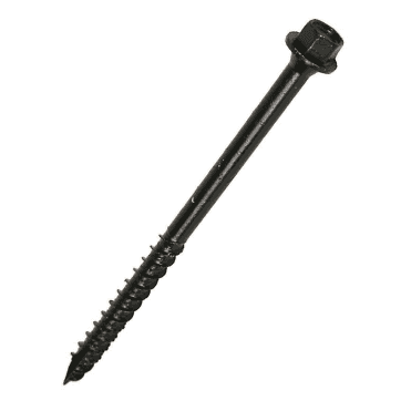 BLACK LANDSCAPE SCREW HEX HEAD AVAILABLE FROM SCREWSHOP