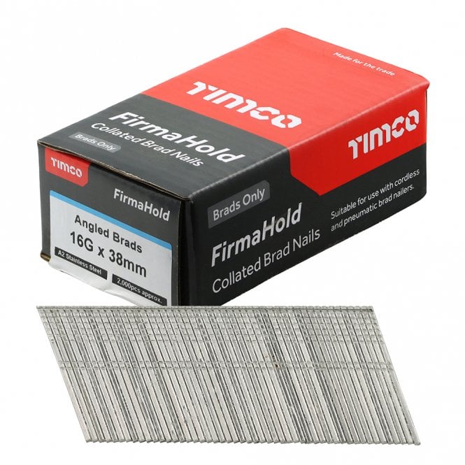 TIMCO 2nd Fix - Stainless - Angled - Brad Nails - No Fuel