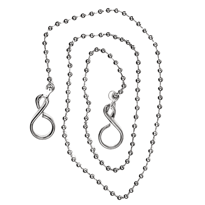 TIMCO Ball Link Chains For Plugs- Chrome