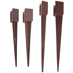 TIMCO Drive in Fence Post Spike - Bolt Secure - Oxide Red