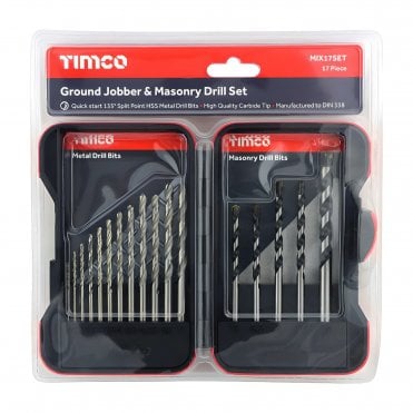 TIMCO Ground Jobber and Masonry Drill Set available from ScrewShop