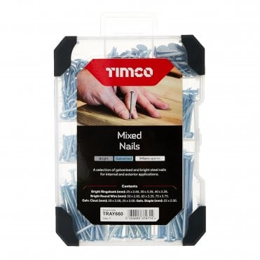TIMCO MIXED NAILS TRAY AVAILABLE FROM SCREWSHOP