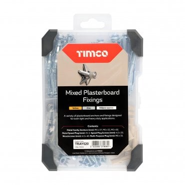 TIMCO Mixed Plasterboard Fixings available at Screwshop