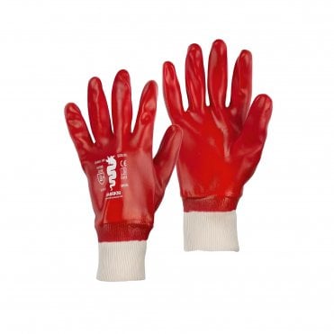 RED PVC GLOVES AVAILABLE AT SCREWSHOP