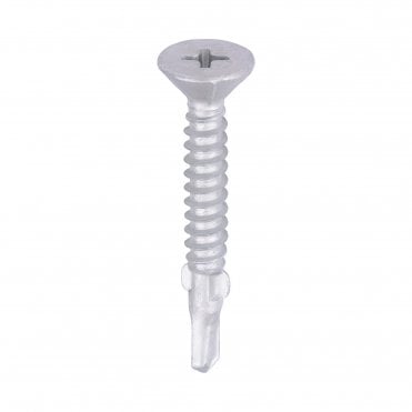 TIMCO LIGHT SECTION STEEL WING TIP SELF DRILLING EXTERIOR SILVER ORGANIC AVAILABLE FROM SCREWSHOP