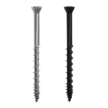 TONGUE TITE PLUS CHARRED CLADDING AND TONGUE AND GROOVE SCREWS AVAILABLE FROM SCREWSHOP