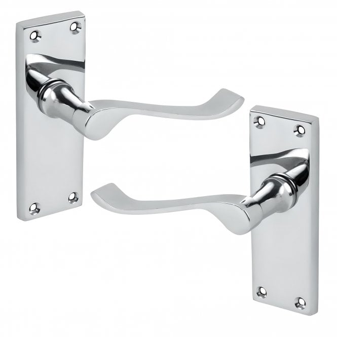 Victorian Scroll Latch Handle - 1 pair