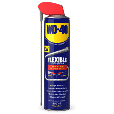 WD-40 WITH FLEXIBLE STRAW AVAILABLE FROM SCREWSHOP