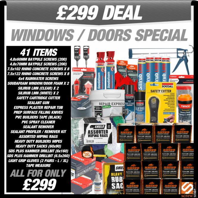 Windows and Doors - SPECIAL PACK - 41 Items