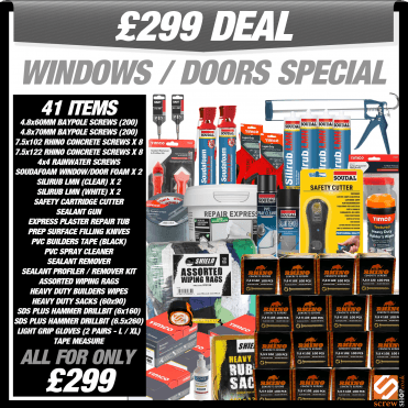 Windows and Doors Accessories Bundle Special Deal from ScrewShop